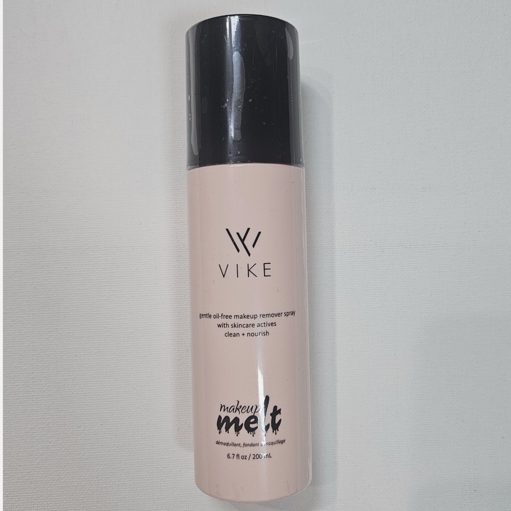 VIKE Makeup Melt Gentle‎ Oil-Free Makeup Remover Spray 6.7oz Beige Bottle New